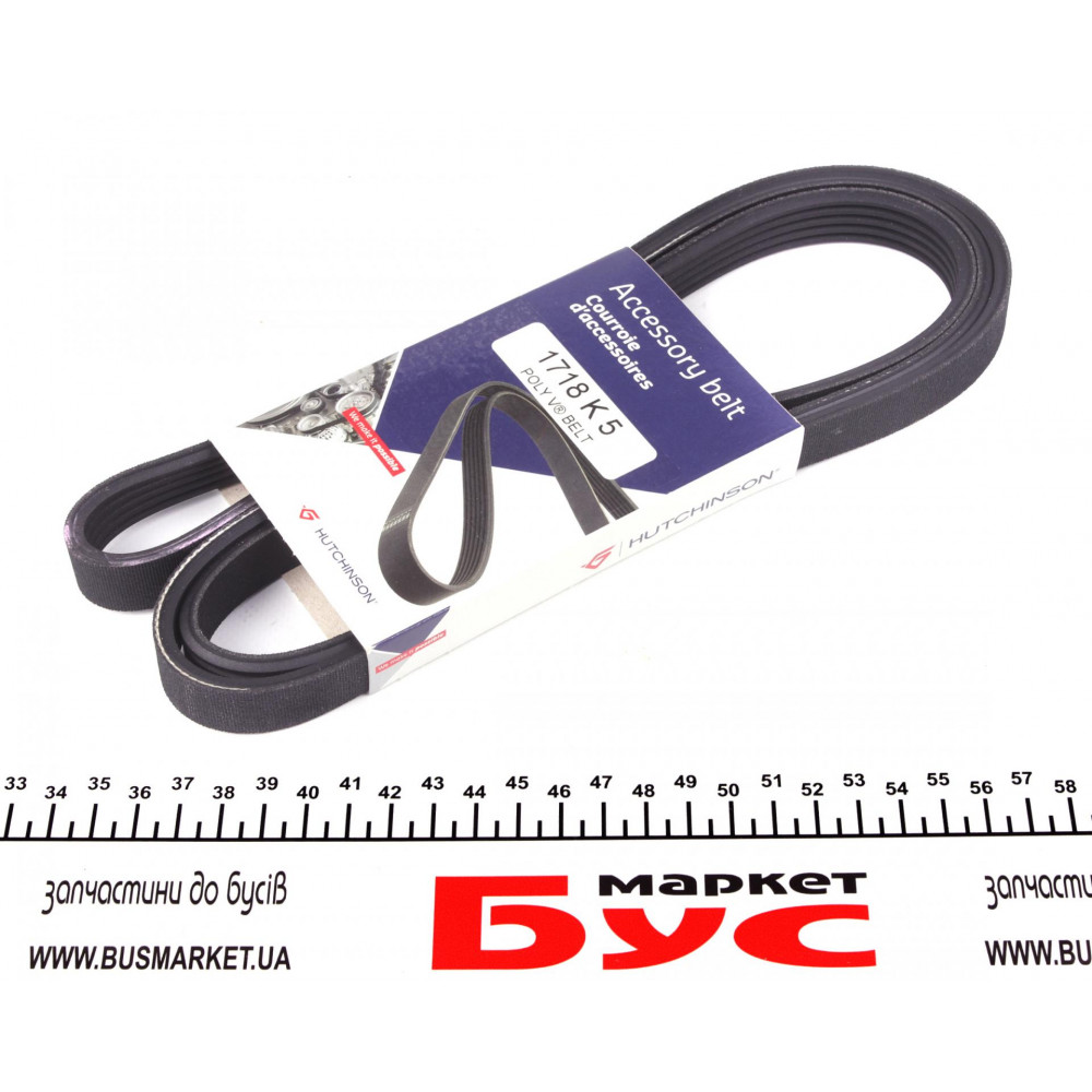 Ремінь генератора MB A-class (W168) 01-04/Vaneo 1.7CDI 02-05 (5PK1718)
