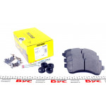 Колодки гальмівні (передні) MB Sprinter 509-515CDI/VW Crafter 50 06- (спарка) (Brembo) Q+ 