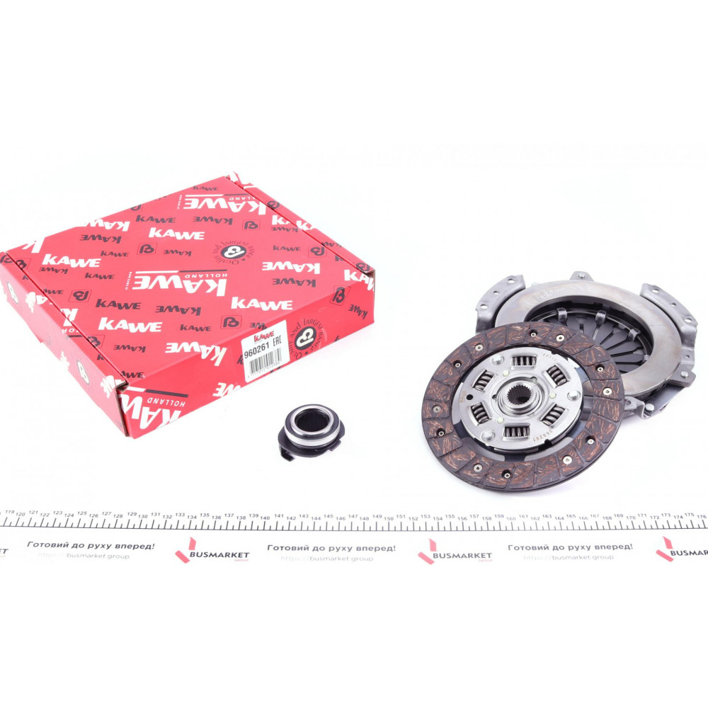 Комплект зчеплення Renault Kangoo 1.2-1.4 (d=180mm) (+вижимний)