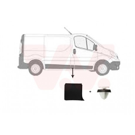 Молдинг крила (R) Opel Vivaro/Renault Trafic 14-