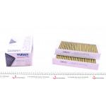 Фільтр салону MB ML (W164) 3.0CDI (вугільний) (к-кт 2 шт.) 