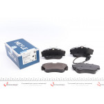 Колодки гальмівні (передні) VW T4 1.9-2.5TDI (TRW) (з датчиком) 