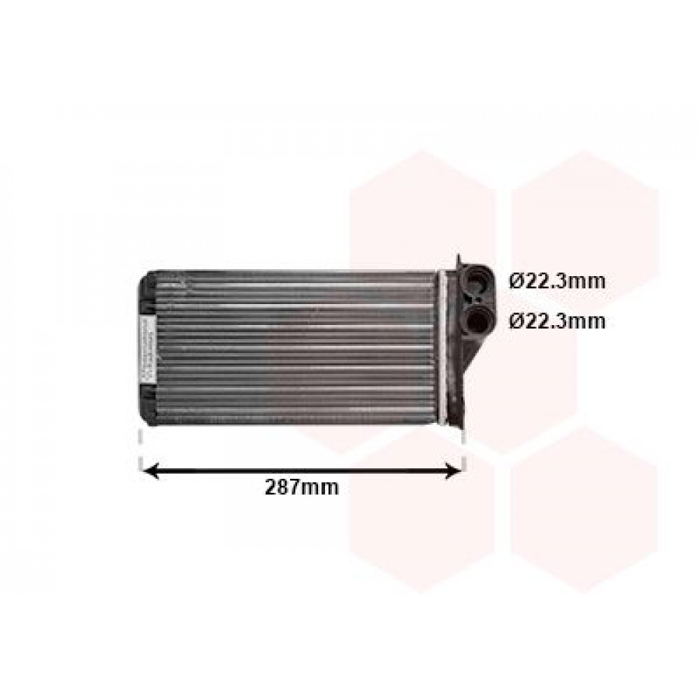 Радіатор кондиціонера Citroen C2/С3 1,1-1,6 02-