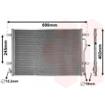 Радіатор кондиціонера Audi A4/A6 1.6-4.2 00-09 
