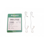 Планка супорта (заднього) прижимна (к-кт) MB C-class (W204)/Renault Laguna II/III 1.6-3.0dCi 01- 