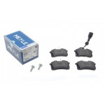 Колодки гальмівні (задні) VW Polo 01-/Skoda Fabia 99-08/Seat Cordoba/Ibiza 02-09(TRW)(з датчиком) 