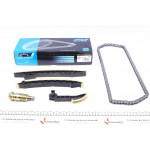 Комплект ланцюга ГРМ Opel Astra G/Vectra C 2.2i 16V 00- (ланцюг, натяжник, лижа) 