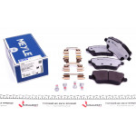 Колодки гальмівні (передні) Ford Courier 14- (TRW) 