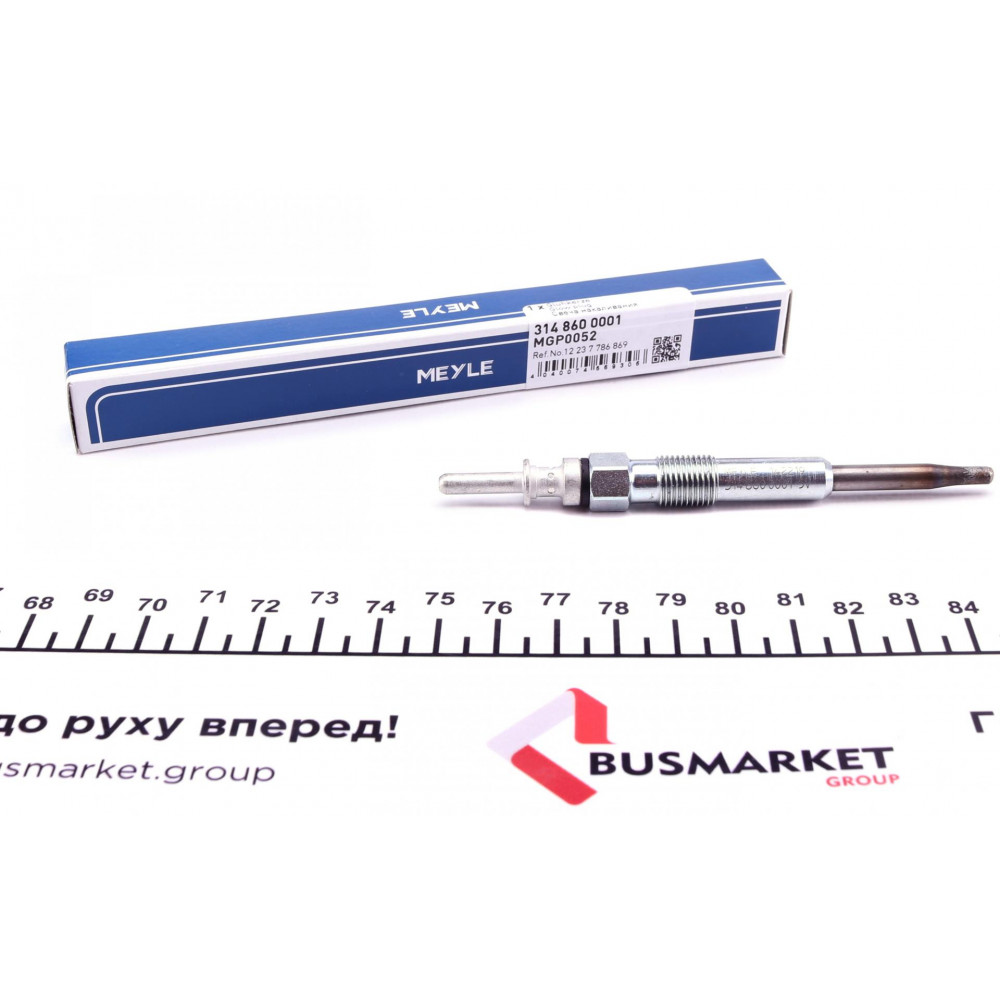 Свічка розжарювання BMW 3 (E46/E90)/5 (E60)/X5 (E70) 2.0/2.5/3.0D 01- (5V)