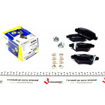 Колодки гальмівні (задні) Opel Astra G 98-09/Zafira A 99-05/Chevrolet Corsa 94-02/Zafira 01-12 