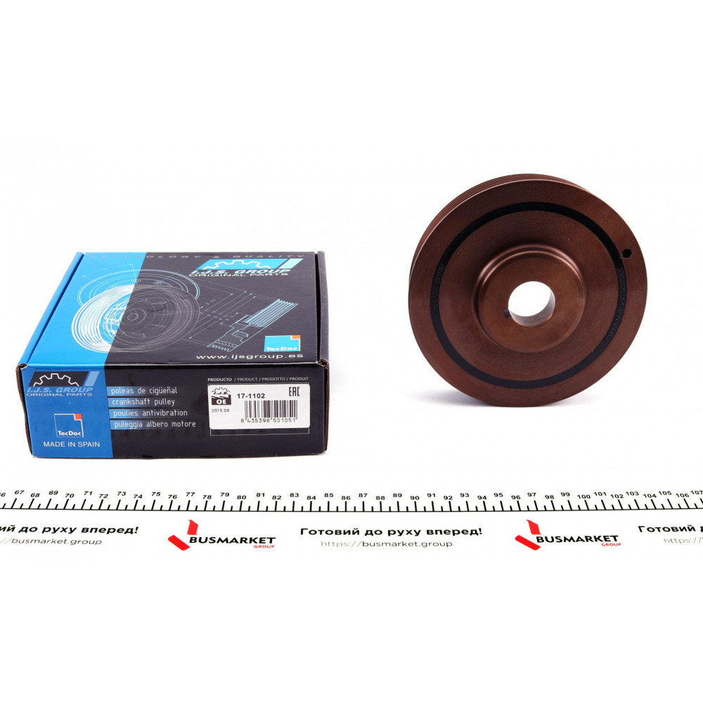 Шків колінвалу Citroen Jumper/ Peugeot Boxer 2.0/2.2 HDi 01- (6PK)