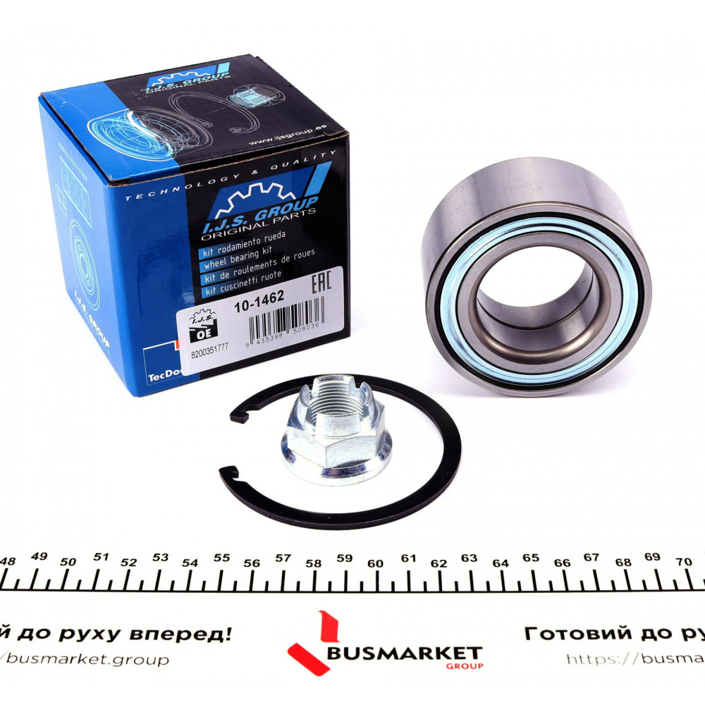Підшипник маточини (передньої) Renault Megane III/Scenic III 08- (45x83x39) (+ABS)(к-кт)