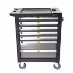 Візок з інструментами на колесах JBM (470x700x970mm) (сіра) на 7 ящиків 