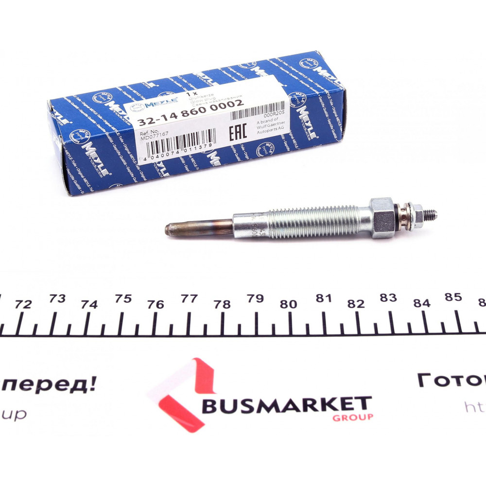 Свічка розжарювання Mitsubishi L200/L300/Pajero 2.5 TD -00 (11V)