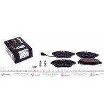 Колодки гальмівні (передні) VW Passat/Golf 13- (TRW) (з датчиком) (кераміка) висока якість 