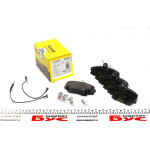 Колодки гальмівні (передні) Dacia Logan 04-/Renault 11/19/21/Peugeot 205/309 Q+ (з датчиками) 