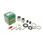 Ремкомплект супорта (переднього) Honda Accord 08- (d=38/43mm) (+2 поршня/направляюча) (Akebono) 