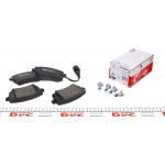 Колодки гальмівні (задні) VW T5 03- (Lucas) (з датчиком) 