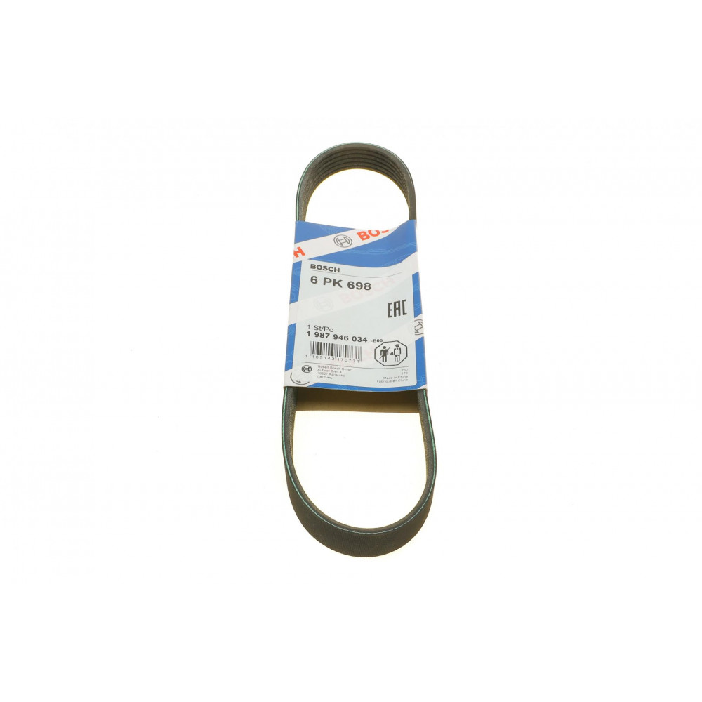 Ремінь генератора поліклиновий Citroen Jumper/Fiat Ducato/Peugeot Boxer 2.0 94- (6PK698)
