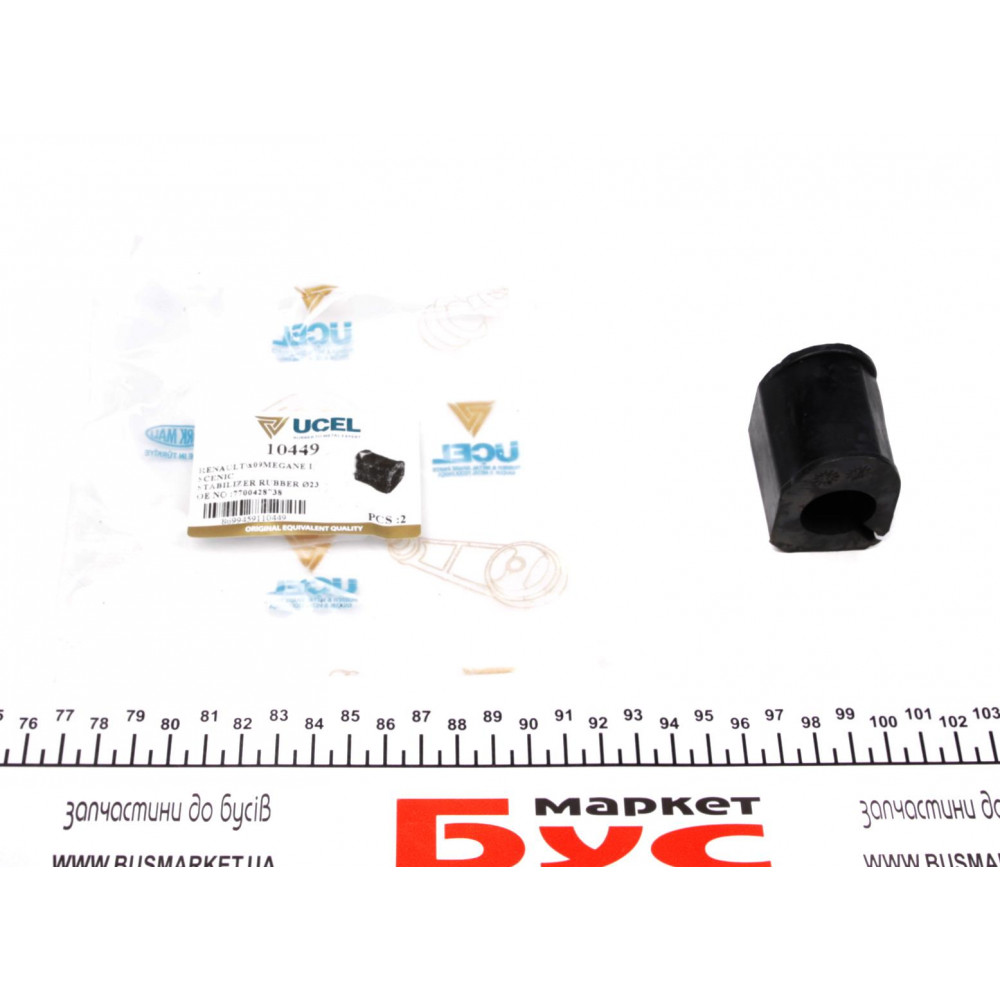 Втулка стабілізатора (переднього) Renault Megane/Scenic I 1.8/1.9DTi 96- (d=23mm)