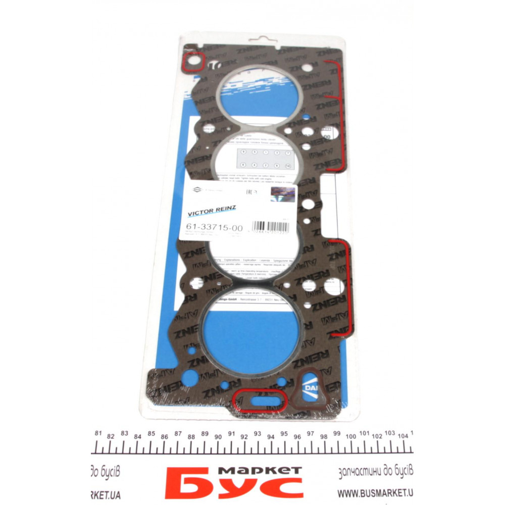 Прокладка ГБЦ Citroen Berlingo/Peugeot Partner 1.1/1.4i 96- Ø76,00mm, 1.30mm