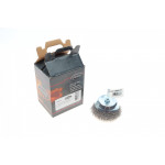 Щітка металева для дрели пневматичної (d=75мм) 