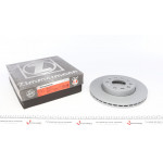 Диск гальмівний (передній) VW Golf VII 12- (276x24) (з покриттям) (вентильований) 