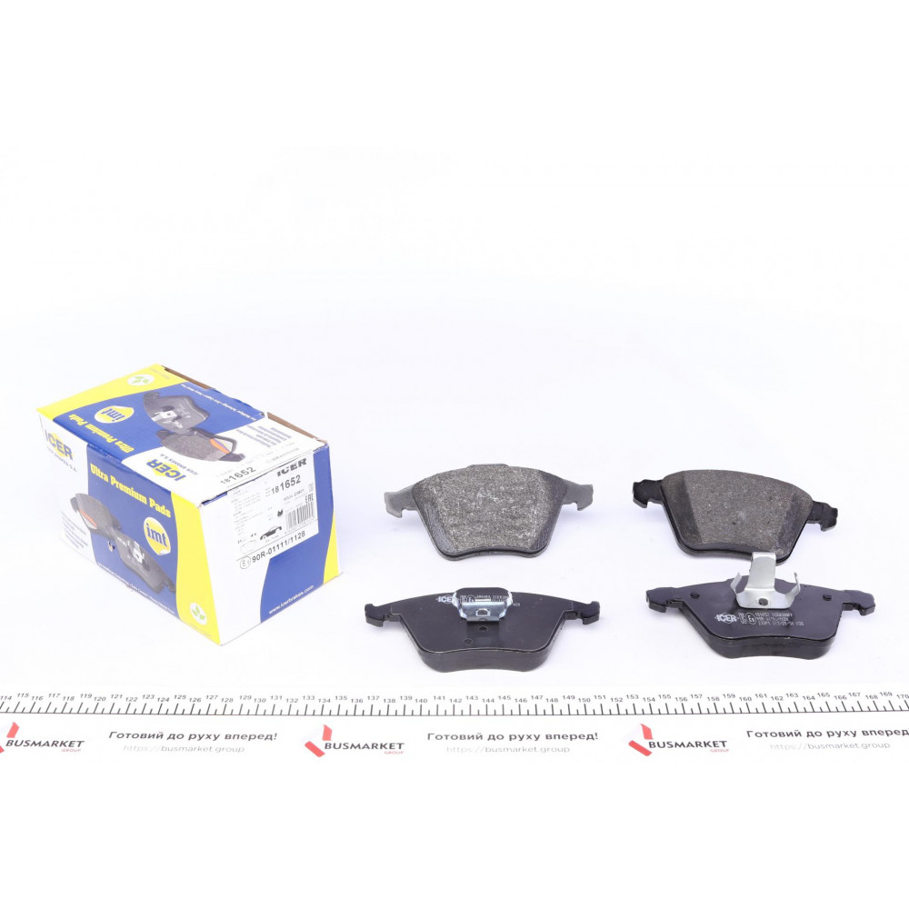 Колодки гальмівні (передні) Ford Focus/Mazda 3/Volvo C30/C70/S40/V50/Opel Vectra C 05-14/V40 12-