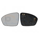 Скло дзеркала (з підігрівом) Renault Megane 15- (L) 