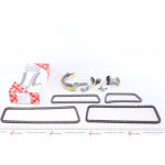 Комплект ланцюга ГРМ Audi A4/A5/A6/Q5/Q7/VW Touareg 3.0 TDI 02-18 (z=106/104/72/58) 