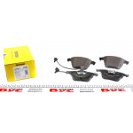 Колодки гальмівні (передні) Audi A4/A6/A8 02- (Teves) Q+ (з датчиками/L=210mm) 