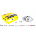 Диск гальмівний (задній) Renault Trafic 01- (280х12) (з підшипником) PRO 