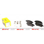 Колодки гальмівні (передні) Citroen Berlingo 03- (Bosch) Q+ 