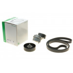 Комплект ременя генератора Kia Rio 1.6 CVVT 12- (6PK 2140) 