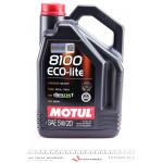 Олива 5W20 8100 Eco-lite (5L) (GM dexos1 GEN3/M2C 930-A/M2C 945-A) (109104) 