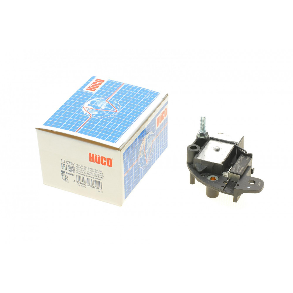 Реле генератора (14V) Fiat Doblo 1.2/1.9TD 01- (HÜCO)