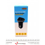 Адаптер USB в автомобільний прикурювач (2 входу/2.5A) 