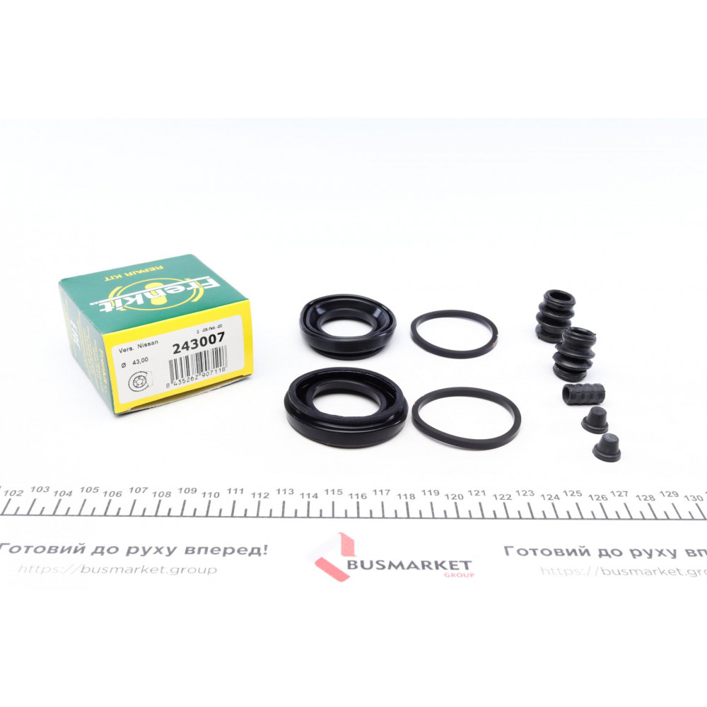 Ремкомплект супорта (переднього) Mazda BT-50/Subaru Forester 02- (d=43mm) (Nissan/Tokico)