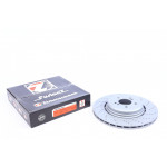 Диск гальмівний (задній) BMW 5 (E60/E61)/6 (E63) 04-10 (R) (370x24) (з покриттям) (з отвором) (вент) 