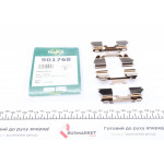 Планка супорта (переднього) прижимна (к-кт) Iveco Daily IV 06- (Brembo) 