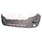 Бампер (передній) Renault Master III 10-  (з отв. для противотумано/для буксира) 