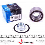 Підшипник маточини (передньої) Fiat Doblo 01- (+ABS) (37x72x37)(к-кт) 