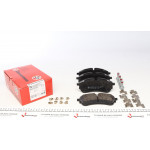 Колодки гальмівні (передні/задні) VW Crafter 2.0TDI 16- (CBI) (163.6x67.4x20.7) (з аксесуарами) 