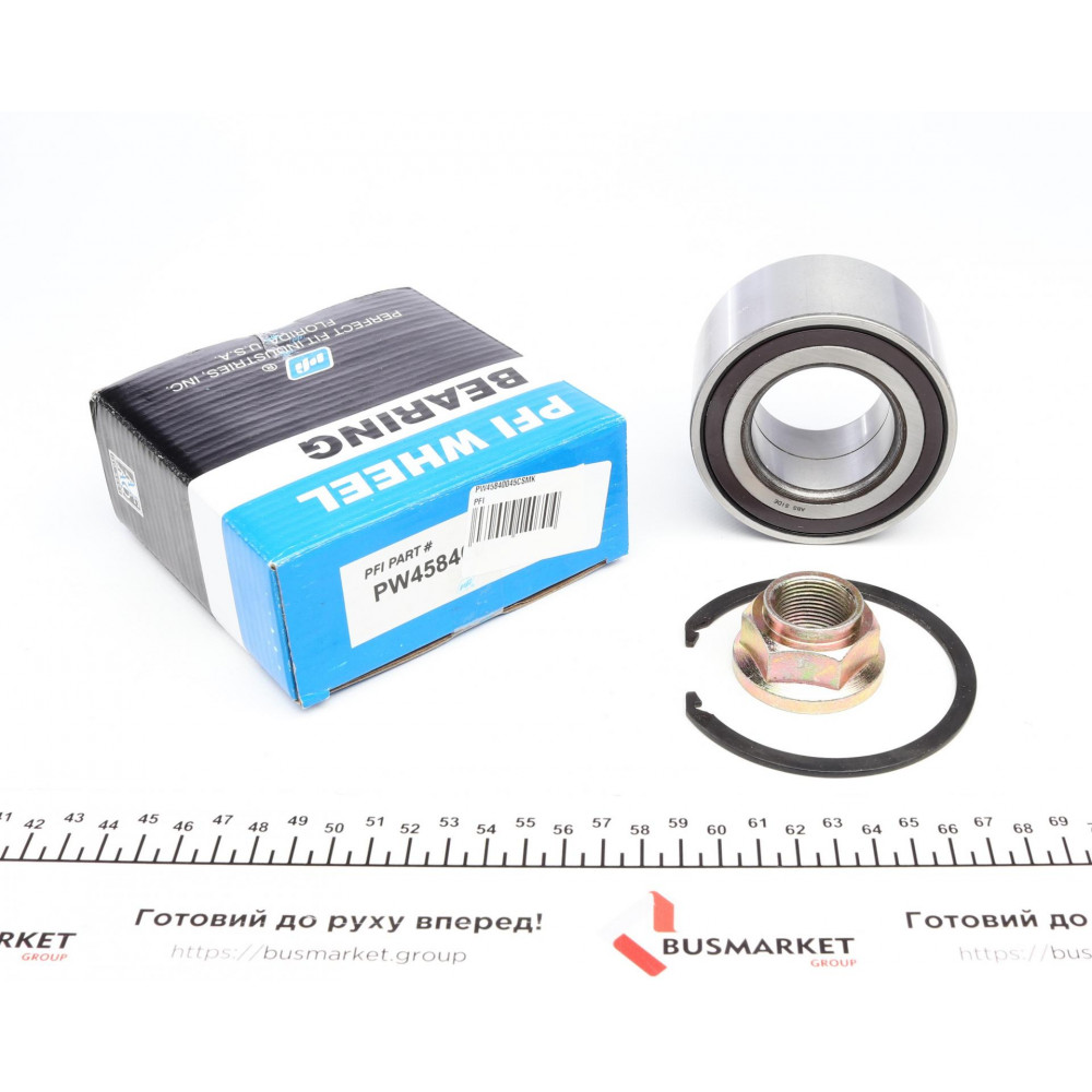 Підшипник маточини (передньої) Mazda 6 2.0D/2.2D 07-13 (45x84x45)(+ABS)(к-кт)