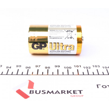 Батарейка GP Ultra Alkaline D LR20 (1шт)