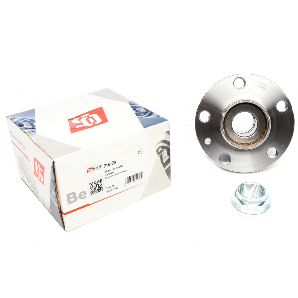 Підшипник маточини (задньої) Fiat Scudo/Peugeot Expert 95-06 (+ABS) (к-кт)
