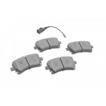 Колодки гальмівні (задні) VW T5 03- (Lucas) (з датчиками) 