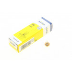 Автолампа 12V 1.8W BX8.4d (Бежева) (в щиток приладів) 