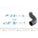 Патрубок інтеркулера (нижній) (R) VW T5 2.0TDI 09- 