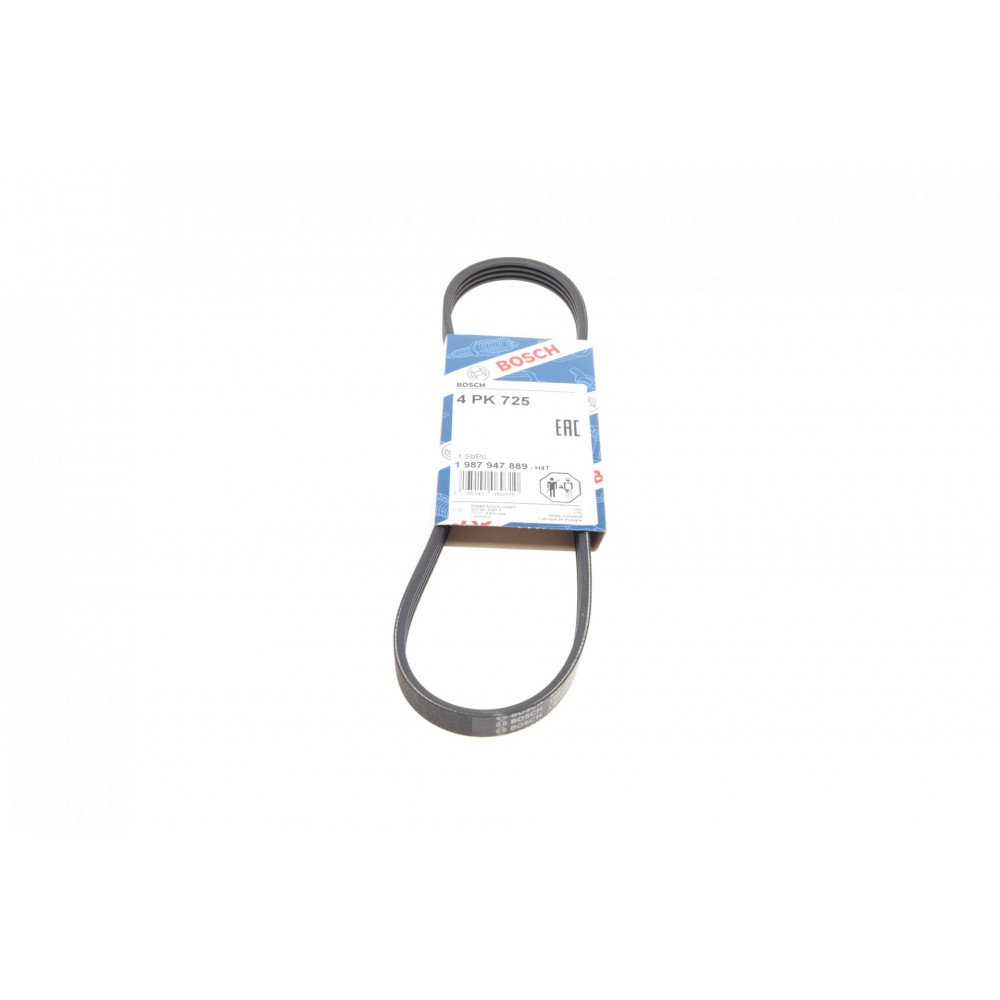 Ремінь генератора Renault Kangoo 1.6i 08-/ Nissan Micra1.0-1.4 92-03 (4PK725)